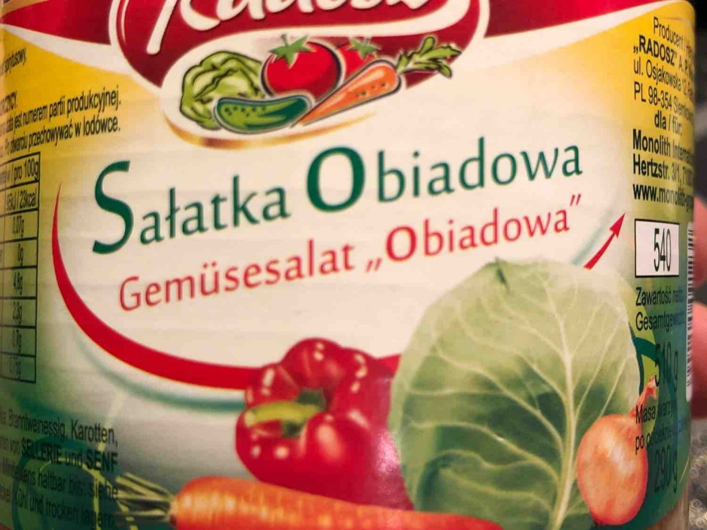 Gemüsesalat Obiadowa, Salatka Obiadowa von Valdemaro | Hochgeladen von: Valdemaro