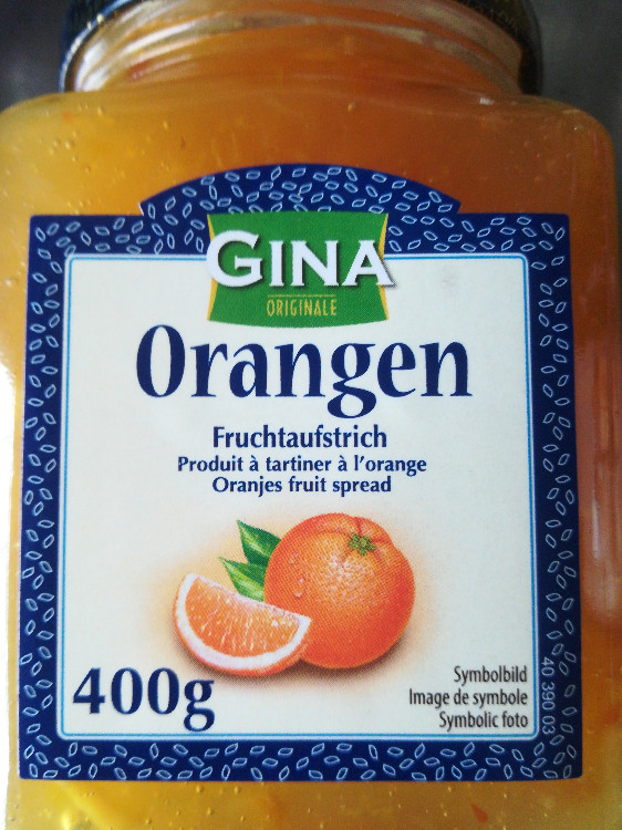 GINA Orangen Fruchtaufstrich, Orange von Merch | Hochgeladen von: Merch