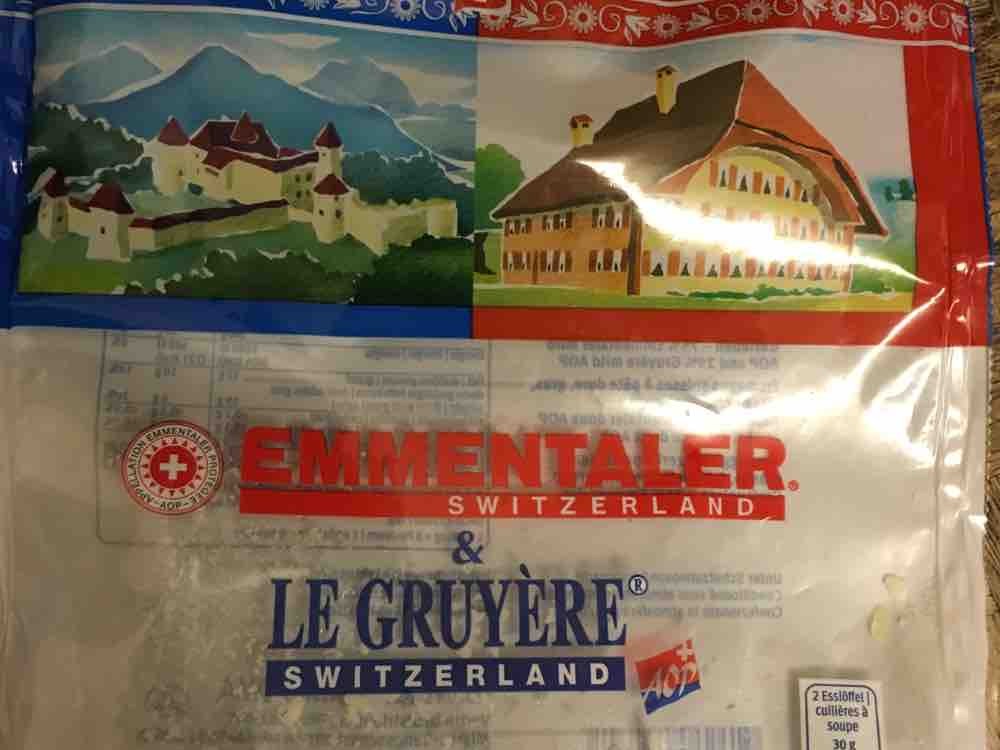 Le Gruyere & Emmentaler, gerieben von rockysista | Hochgeladen von: rockysista