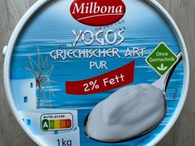 Yogos Grieschischer Joghurt 2% (Milbona), Joghurt | Hochgeladen von: smaaty