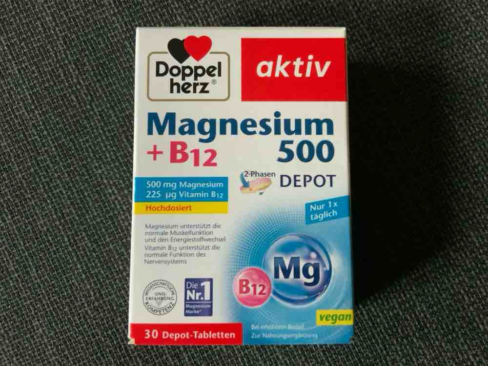 Magnesium 500 +B12, Depot-Tabletten von RoIand | Hochgeladen von: RoIand