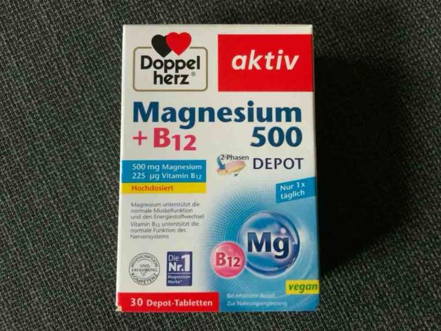 Magnesium 500 +B12, Depot-Tabletten von RoIand | Hochgeladen von: RoIand