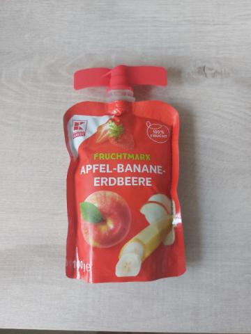 Fruchtmark, Apfel-Banane-Erdbeere by sonnenboy | Uploaded by: sonnenboy