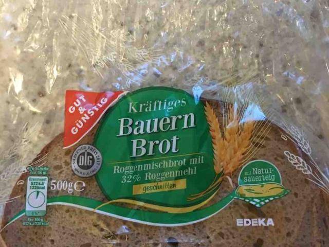 Kräftiges Bauern Brot (Gut & Günstig), Roggenmischbrot mit 3 | Hochgeladen von: peter195