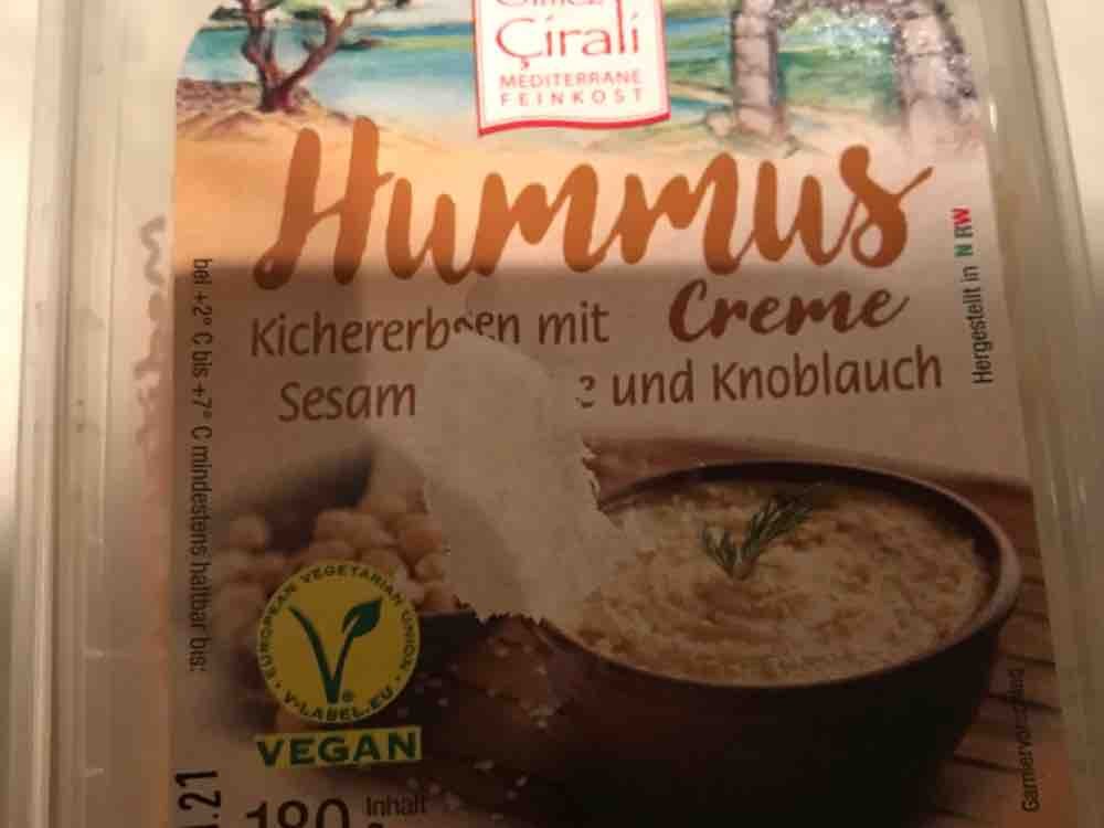 Hummus Creme, Kichererbsen mit Sesam, Zitrone und Knoblauch von  | Hochgeladen von: tofuceline98