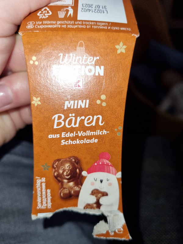 Mini Bären, aus Edel-Vollmilch Schokolade von Cheergirl1985 | Hochgeladen von: Cheergirl1985