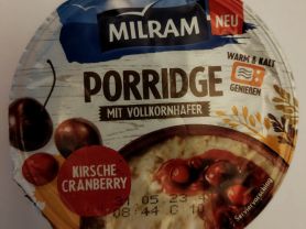 Porridge mit Vollkornhafer, Kirsche Cranberry | Hochgeladen von: JoergGreeny