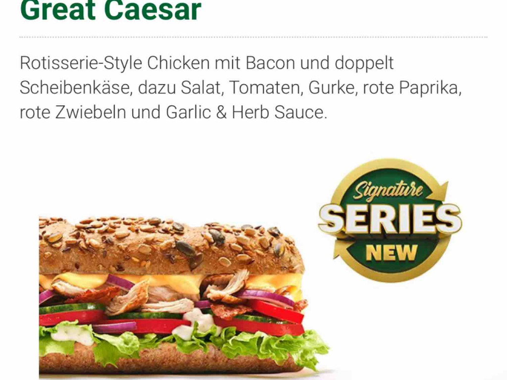 Subway Signature Series - Great Caesar von bjesuiter | Hochgeladen von: bjesuiter