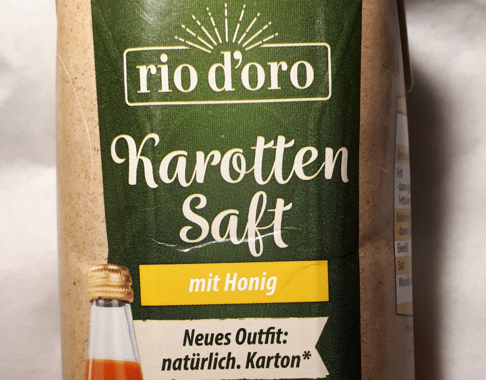 Karottensaft mit Honig, rio doro, 0,5l Karton, Honig von Enomis | Hochgeladen von: Enomis62