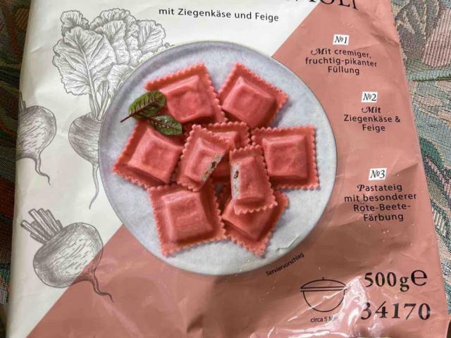 Rote Beete Ravioli, mit Ziegenkäse und Feige von Rainbows56 | Hochgeladen von: Rainbows56