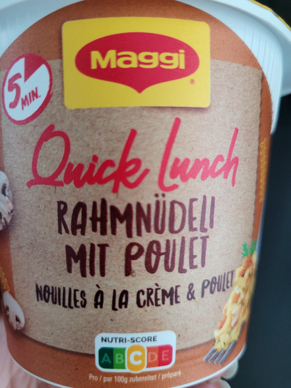 Rahmnüdeli mit Poulet, Quick Lunch von Anjani73 | Hochgeladen von: Anjani73