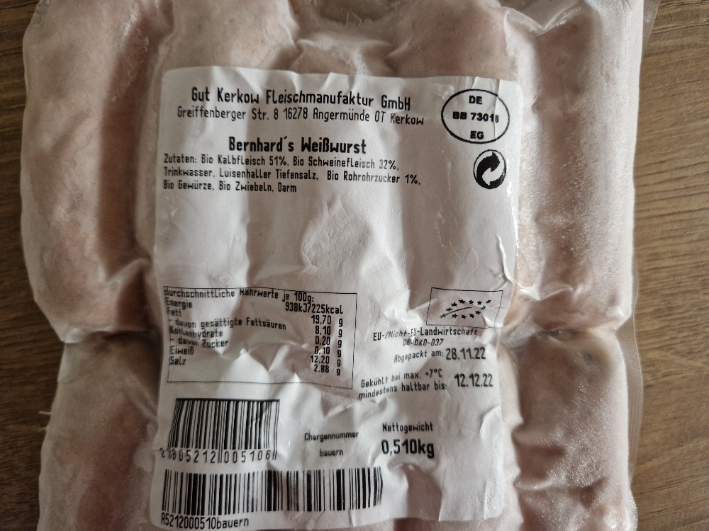 Bernards Weißwurst von nachhilfeamrat536 | Hochgeladen von: nachhilfeamrat536