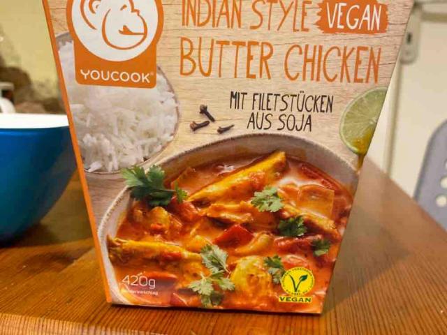 Butter Chicken, vegan by jonesindiana | Uploaded by: jonesindiana