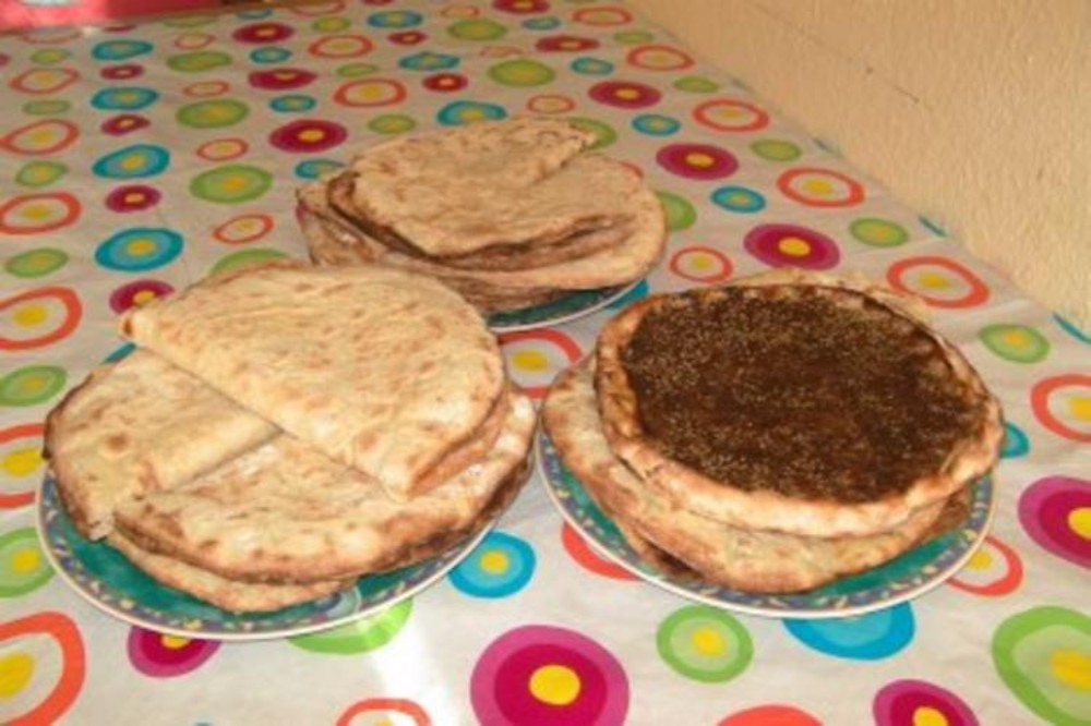 Manouche zaatar, Arabische Pizza, Thymian, Sesam von DPGym | Hochgeladen von: DPGym