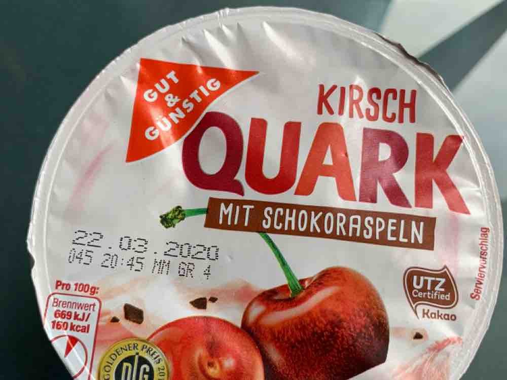 Kirsch Quark, mit Schokoraspeln von michahe | Hochgeladen von: michahe