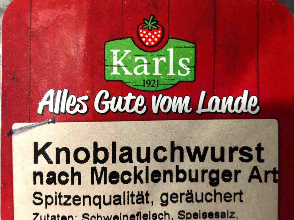 Knoblauchwurst, nach Mecklenburger Art von Brutzn | Hochgeladen von: Brutzn