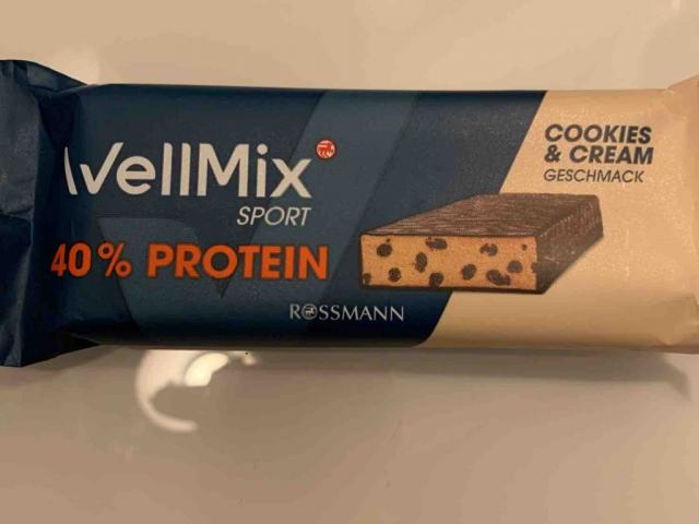 Wellmix Sport 40% Protein, Cookies & Cream von Dirk1970 | Hochgeladen von: Dirk1970