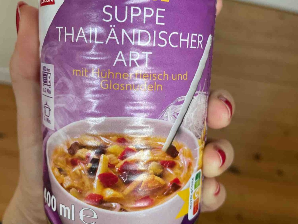 Suppe  Thailändischer Art, mit Hühnerfleisch und Glasnudeln von  | Hochgeladen von: tiriberlin
