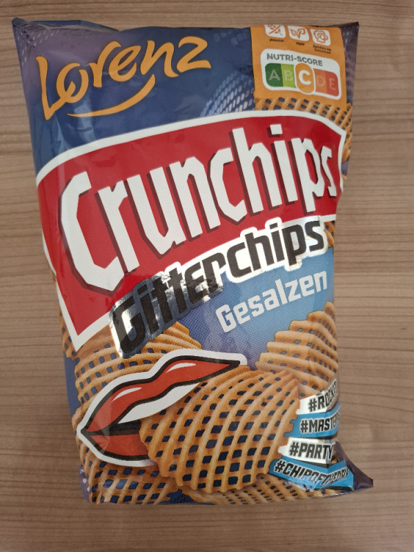 Crunchips Gitterchips gesalzen, Salted Special Cut von dasleben7 | Hochgeladen von: dasleben780