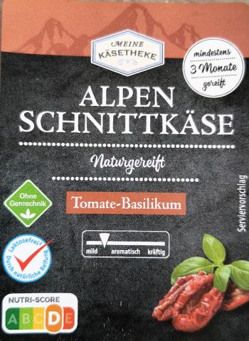 Schnittkäse mit Tomatenflocken und Basilikum, Alpen Schnittkäse  | Hochgeladen von: dmtstabil