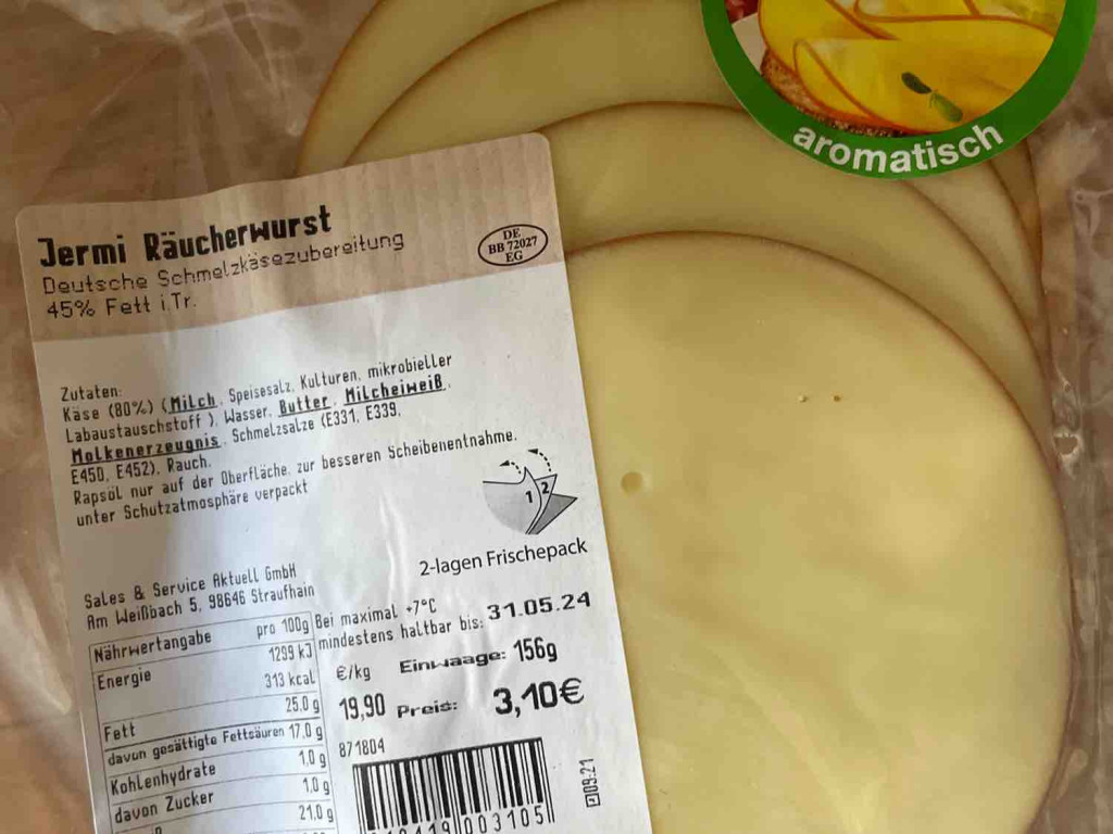 Jermi Räucherkäse, 45% Fett von cedl | Hochgeladen von: cedl