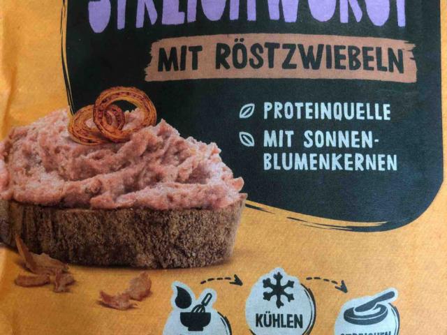 Streichwurst mit Röstzwiebeln, vegan (Trockenmischung) von a. fr | Hochgeladen von: a. frie