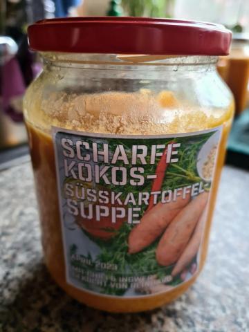 Scharfe Kokos-Süßkartoffel-Suppe mit Ingwer und Chili | Hochgeladen von: Kautzinger