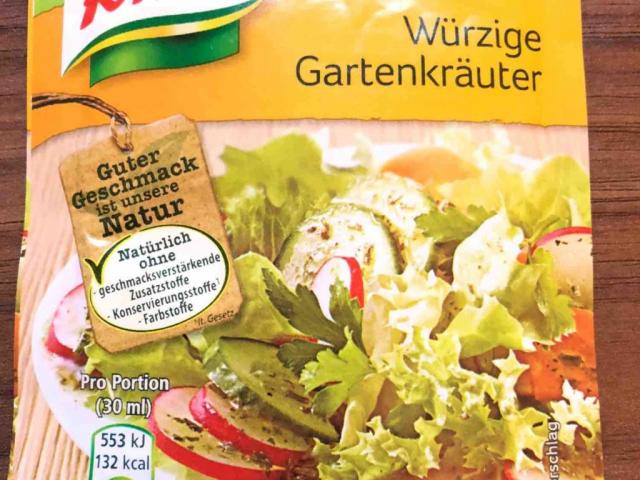 Salatkrönung - Würzige Gartenkräuter (zubereitet), von Knorr von | Hochgeladen von: akoehlerschwar980