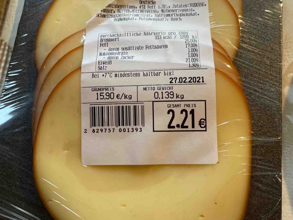 Jermi Räucherrolle Käse, 45% Fett von dinomarie | Hochgeladen von: dinomarie