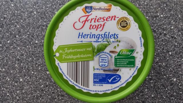 Nordholmer Friesentopf, Heringsfilets in Joghurtsoße, mit Ga | Hochgeladen von: paulalfredwolf593