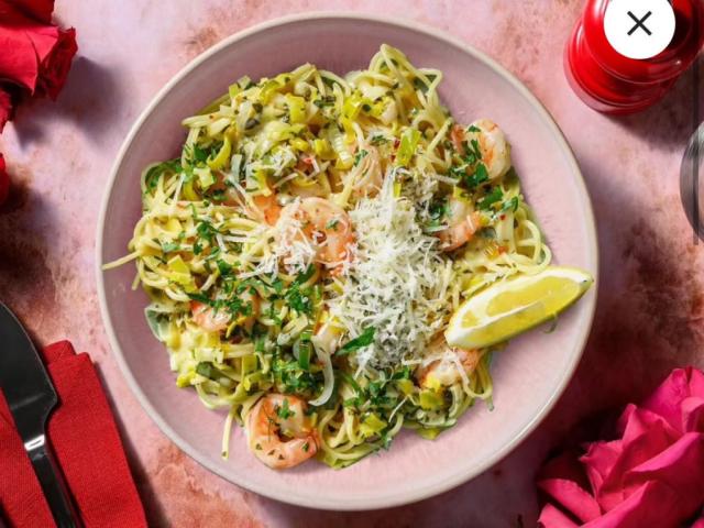 Hello Fresh Garnelen auf Spaghetti in frischer Sahnesauce von li | Hochgeladen von: linaxyz Hello Fresh Garnelen auf Spaghetti in frischer Sahnesauce von li | Hochgeladen von: linaxyz