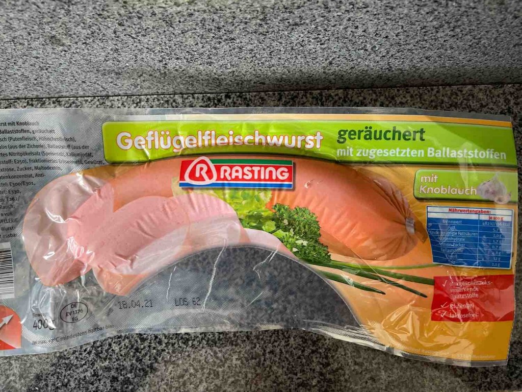 Geflügelsfleischwurst, mit Knoblauch von Ehri | Hochgeladen von: Ehri