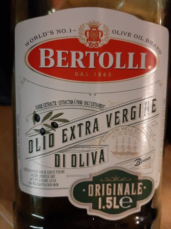 Olivenöl Bertolli Originale, Grüne Flasche von Pummelpudding | Hochgeladen von: Pummelpudding
