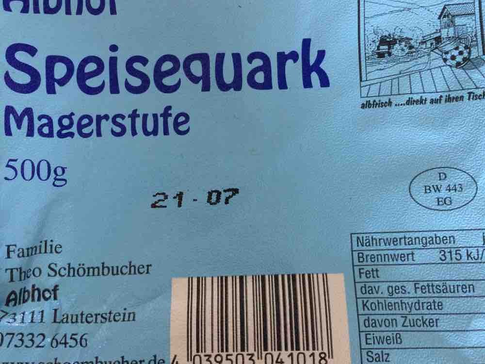 Albhof Speisequark Magerstufe von sabrinaschnurr233 | Hochgeladen von: sabrinaschnurr233 Albhof Speisequark Magerstufe von sabrinaschnurr233 | Hochgeladen von: sabrinaschnurr233