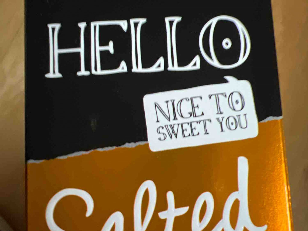 Hello nice to sweet you, salted caramel von MoniG | Hochgeladen von: MoniG