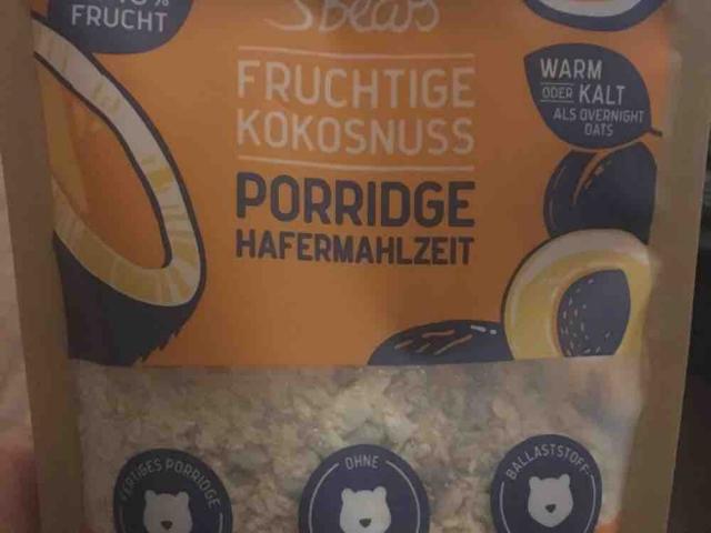 Porridge  Fruchtige Kokosnuss Hafermahlzeit von manuela141838 | Hochgeladen von: manuela141838