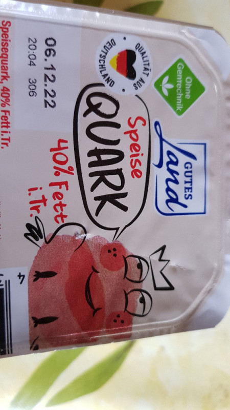 Speise Quark, 40% Fett von Thomas Fritz | Hochgeladen von: Thomas Fritz