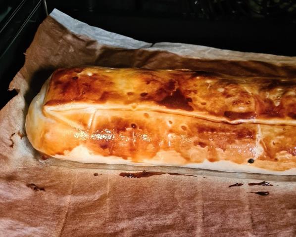 Blätterteigstrudel mit Ricotta, Spinat und Pilzen | Hochgeladen von: Kautzinger