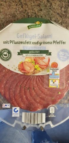 Geflügel-Salami, mit Pflanzenfett und grünem Pfeffer von Rob2604 | Hochgeladen von: Rob2604