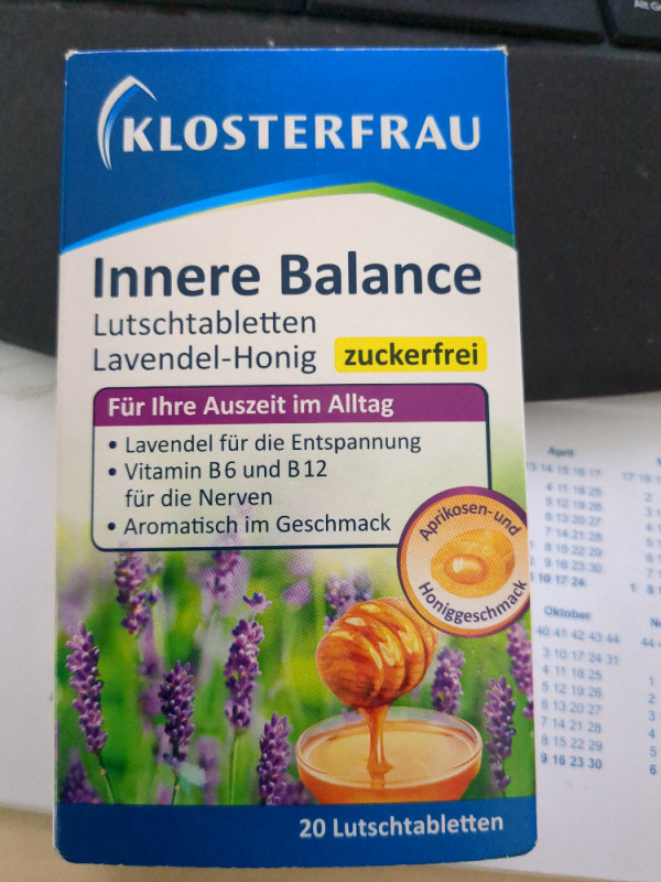 Innere Balance Lutschtabletten Lavendel-Honig, zuckerfrei von be | Hochgeladen von: bebeco