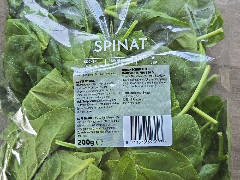 Spinat Heemskerk fresh& easy von Ashura | Hochgeladen von: Ashura Spinat Heemskerk fresh& easy von Ashura | Hochgeladen von: Ashura