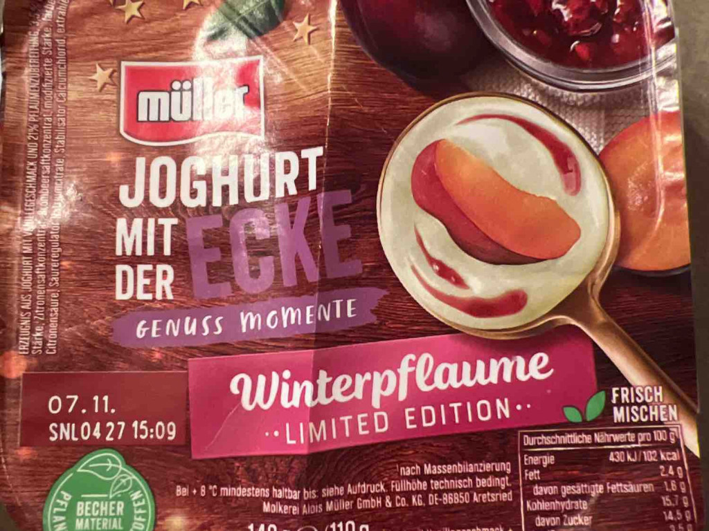 Joghurt mit der Ecke Winterpflaume von Clumbsy | Hochgeladen von: Clumbsy