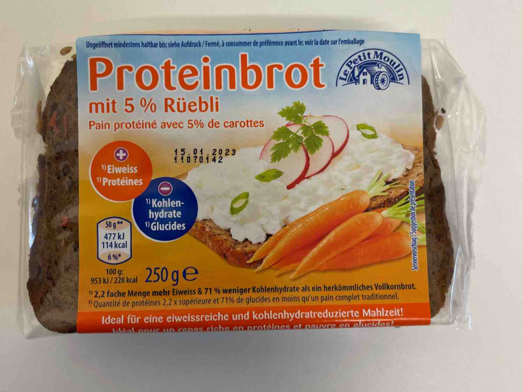 Proteinbrot, mit 5% Rüebli by lotk | Hochgeladen von: lotk