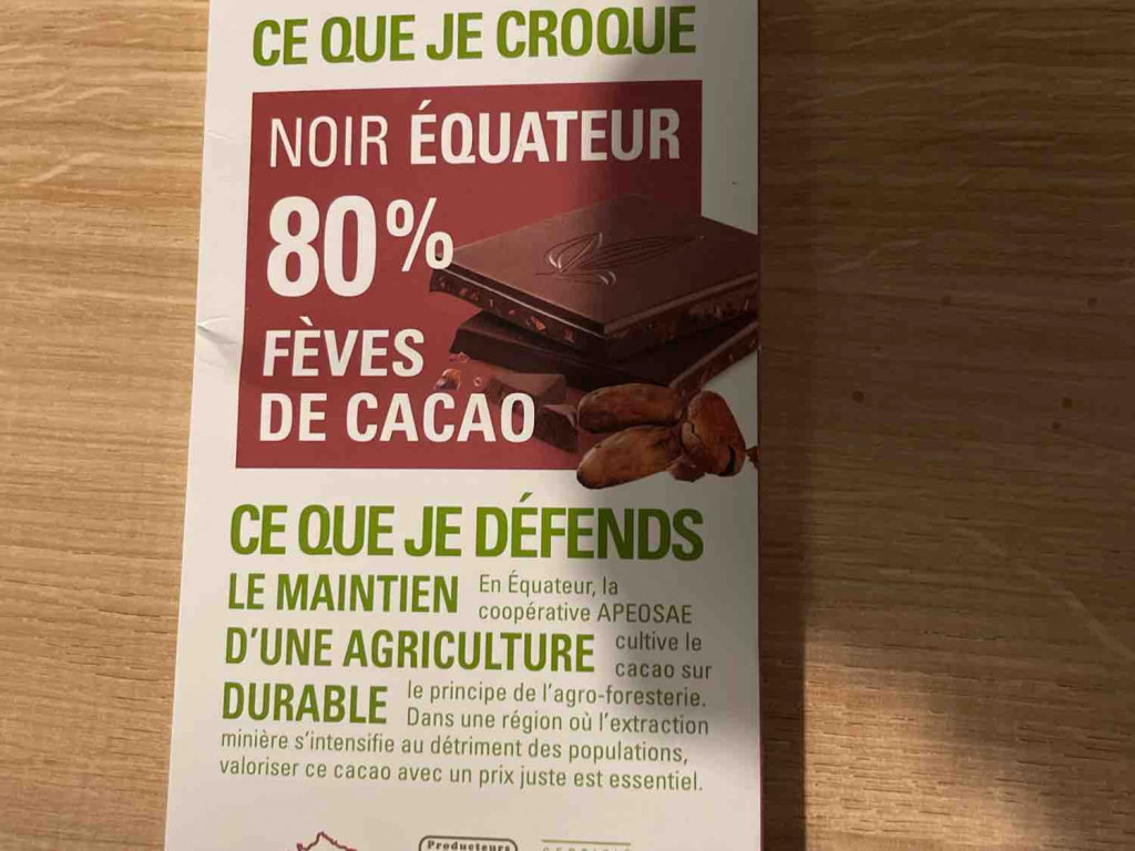 Noir équateur, 80% fèves de cacao von Tawi96 | Hochgeladen von: Tawi96