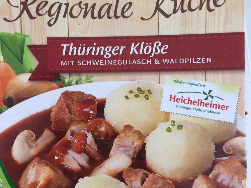 Thüringer Klöße mit Schweinegulasch und Waldpilzen von heikeboet | Hochgeladen von: heikeboettger323