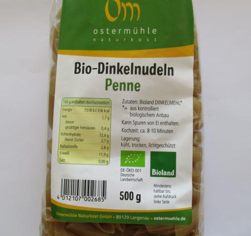 Bio-Dinkelnudeln Penne | Hochgeladen von: rosimarianne432