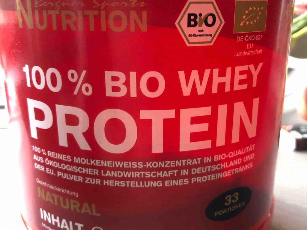 100%. Bio Whey Protein Molkeneiweißkonzentrat von Gunguri | Hochgeladen von: Gunguri
