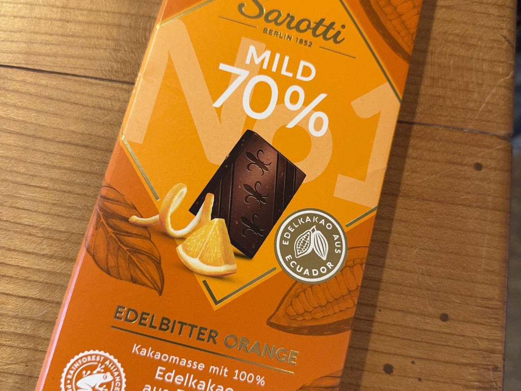 Sarotti Mild 70% Edelbitter Orange von Floli1973 | Hochgeladen von: Floli1973 Sarotti Mild 70% Edelbitter Orange von Floli1973 | Hochgeladen von: Floli1973