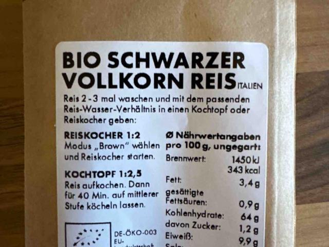 BIO Schwarzer Vollkornreis von wnnico | Hochgeladen von: wnnico