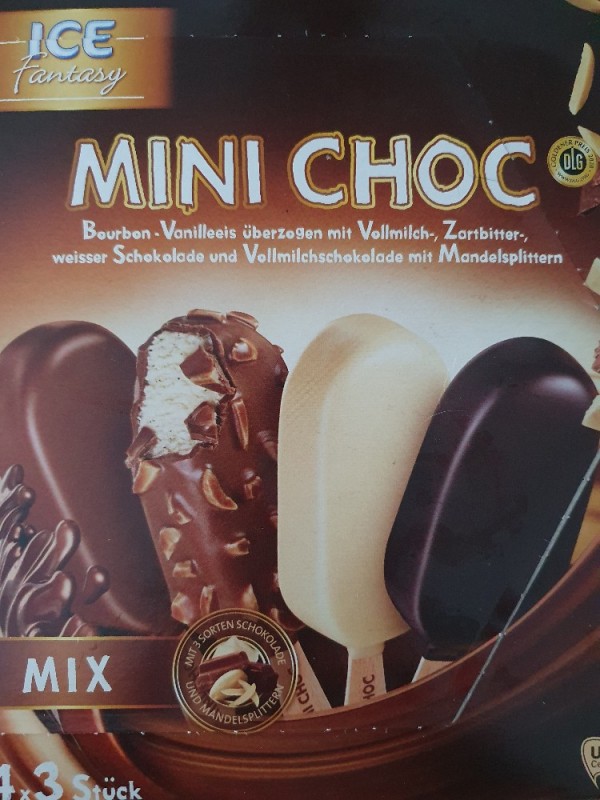 Ice Fantasy Mini Choc Eis, Vanille/Vollmilchschokolade/Mandeln v | Hochgeladen von: ninasuky